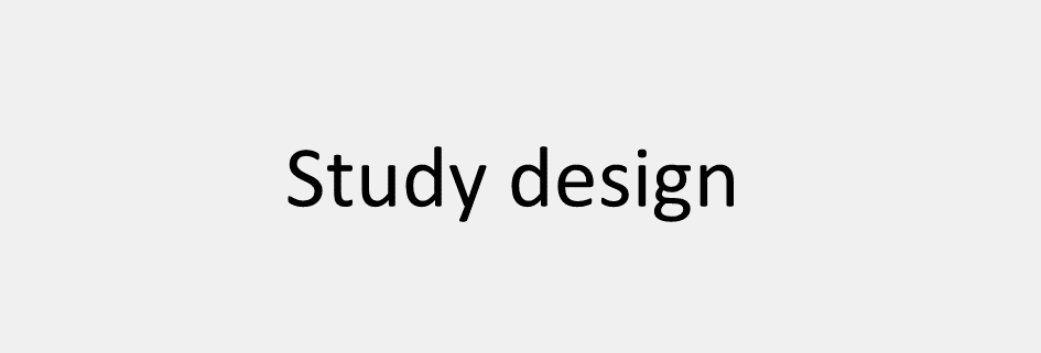 Study design